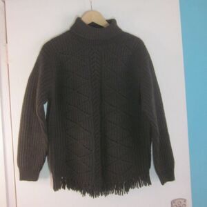 Vintage Alfred Sung Wool Turtleneck Sweater Womens L / XL
